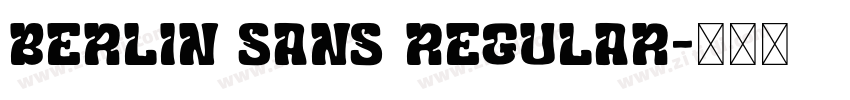 Berlin Sans Regular字体转换